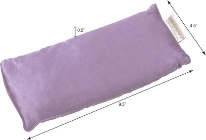 DreamTime Inner Peace Eye Pillow, Aromatherapy Lavender, Wellness and Relaxation Mask, Sooth Stress and Relieve Headaches, Purple Velvet