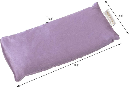 DreamTime Inner Peace Eye Pillow, Aromatherapy Lavender, Wellness and Relaxation Mask, Sooth Stress and Relieve Headaches, Purple Velvet