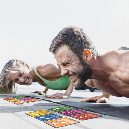 Stack 52 Bodyweight Exercise Cards: Workout Game