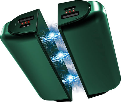 Hand Warmers Rechargeable 2 Pack,10000mAh Split-Magnetic Electric AI Handwarmer Power Bank,3 Levels, Camping,Hunting in Winter