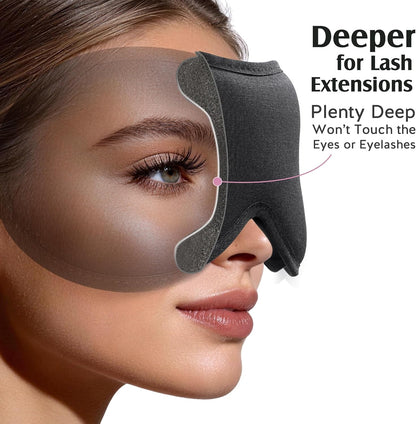 YFONG Sleep Mask for Women Lash Extension 3D PRO Eye Mask for Sleeping