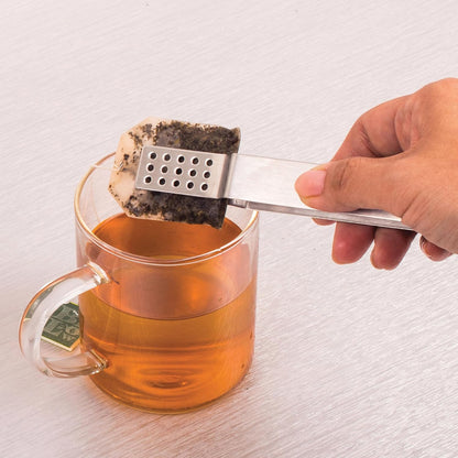 HIC Kitchen Tea Bag Squeezer, 18/8 Stainless Steel