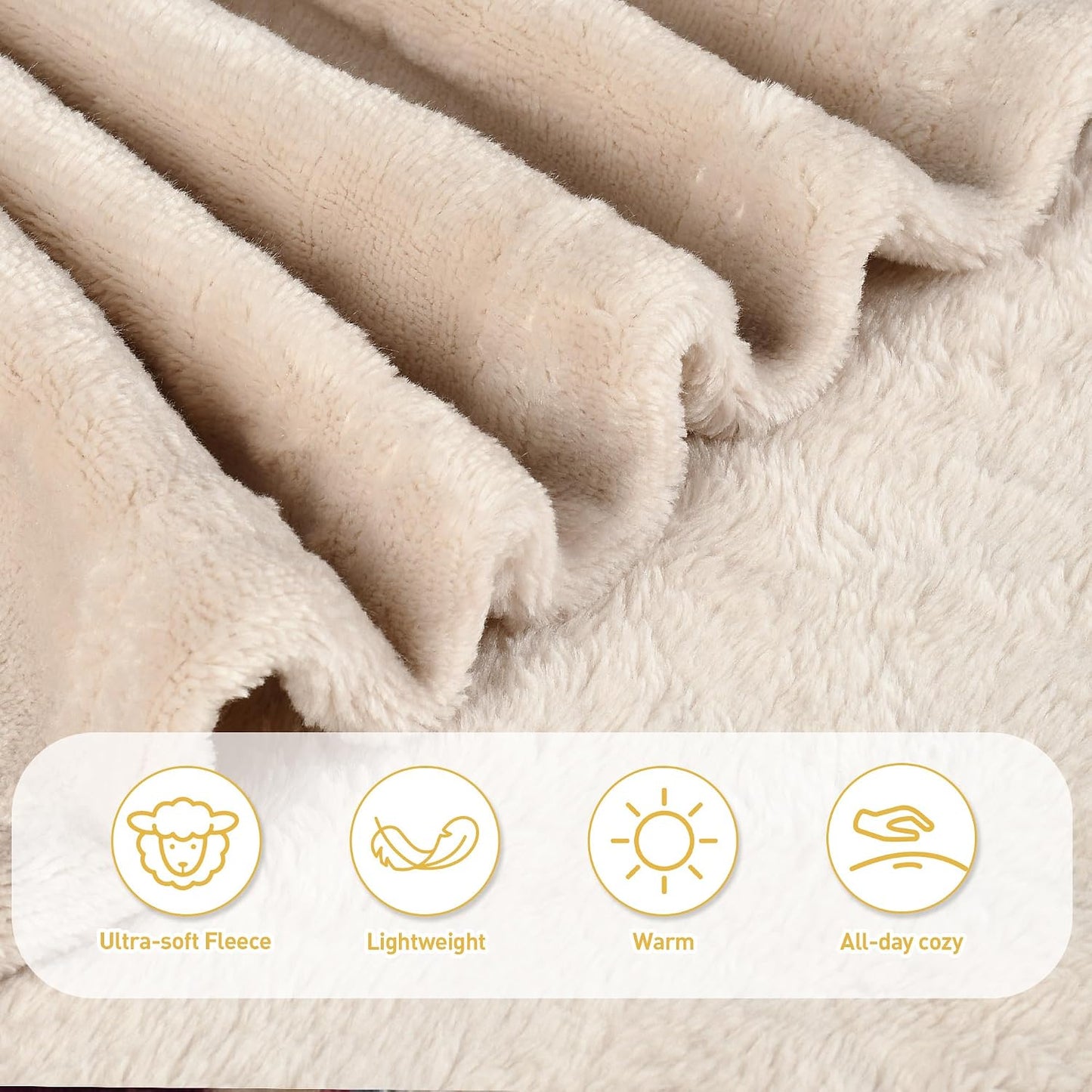 Catalonia Wearable Blanket with Sleeves & Foot Pocket for Adults | Soft Fleece Throw Wrap with Hands-Free Comfort, Perfect for Reading, TV Time & Relaxing, Christmas Gift for Women & Men