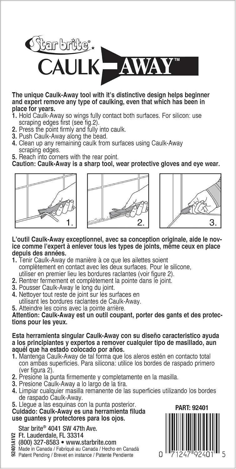 Star brite Caulk-Rite & Caulk-Away, The Right Tools for The Job
