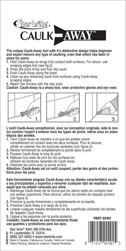 Star brite Caulk-Rite & Caulk-Away, The Right Tools for The Job