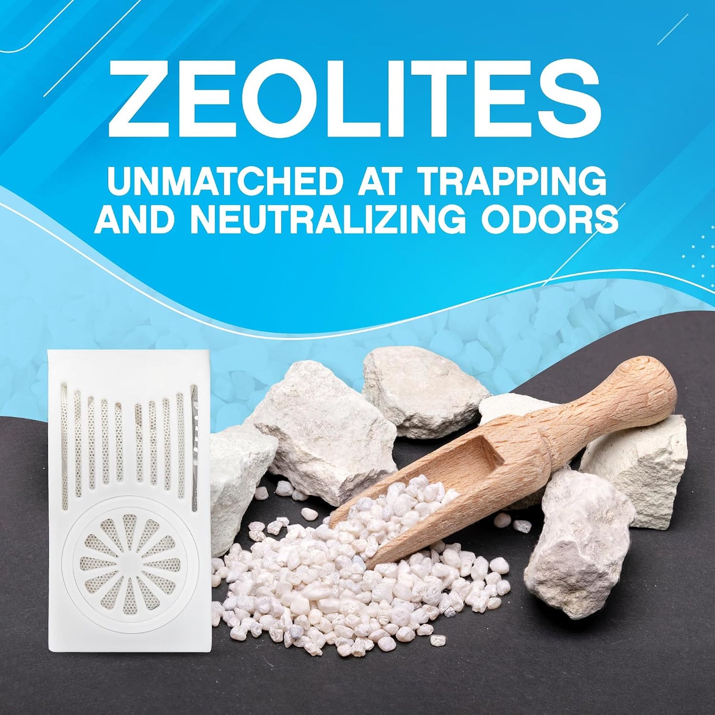 Nonscents Refrigerator Deodorizer - Odor Eliminator - 1 Count | Outshines Baking Soda & Deodorizer with Activate Charcoal, Unscented and Long-lasting Freshen Refrigerator