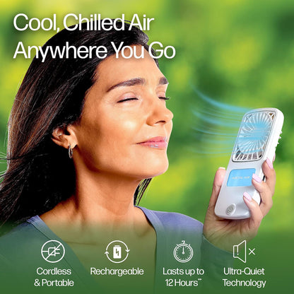 Arctic Air Pocket Chill Handheld Mini Fan, Portable Personal Cooling Fan