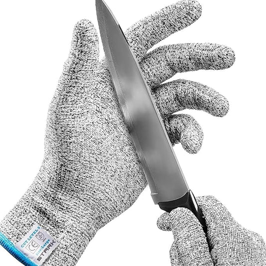 Cut Resistant Gloves, Level 5 Protection, Kitchen Cut Gloves for Meat, Shucking, Fillet, Mandolin Slicing, Carving, 1 Pair, Large