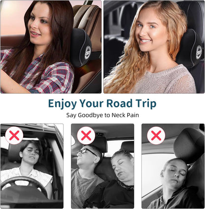 SPRFUFLY Make Relaxing Car Headrest Pillow, Car Neck Pillow for Driving
