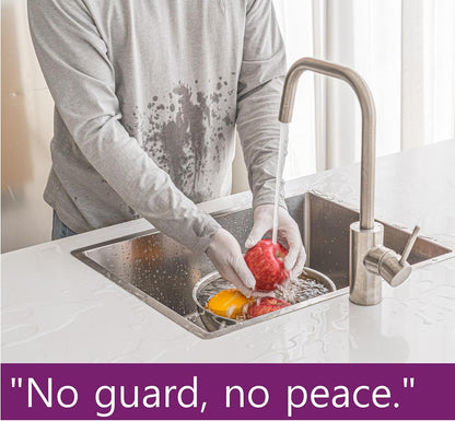 30 inch(75cm) Premium Kitchen Sink Silicone Water Splash Guard SIZE UPGRADE 30" and new package - NO Suction Cups, Ultra Wide 30" - Made in Korea (Ultra Wide Eco Gray)