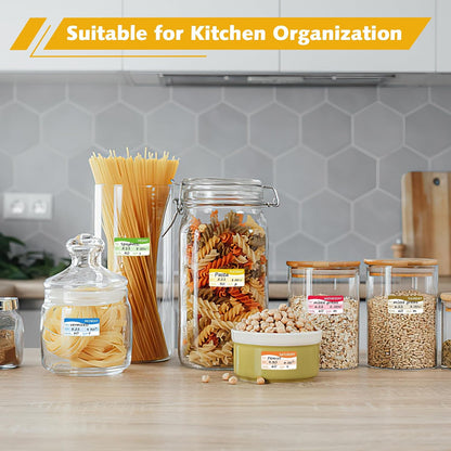 1680 Pcs 1" Square Day of The Week Labels, Removable & Writable Food Stickers in English/Español/Français for Restaurant Kitchen Containers and Inventory Management (Inches, 1 x 1)