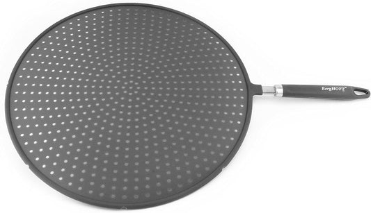 Berghoff Studio 13" Silicone Splatter Screen & Grease Guard, Gray