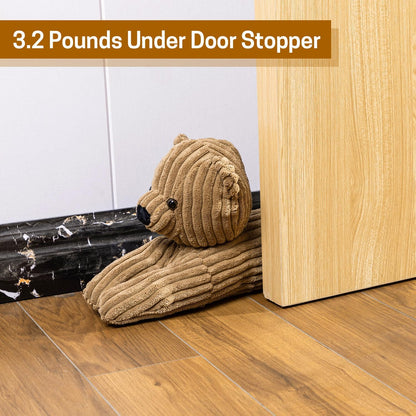 SWISSELITE 36 Inch Under Door Stopper, Decorative Door Noise Blocker | Weighted 3.2 Pounds Animal Air Draft Stopper Soundproof Energy Saver for Door & Window