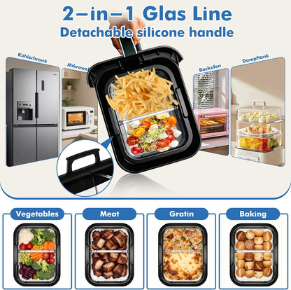 Air Fryer Accessories for Ninja Foodi DZ401, DZ550, SL401, SL451 10Qt