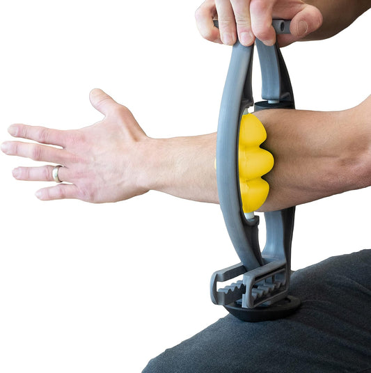 Rolflex Arm & Leg Massager Roller – Muscle Roller to Address Golfer’s Elbow