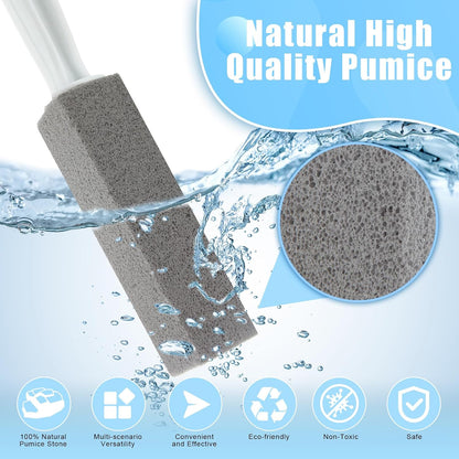 30pcs Pumice Stone for Toilet, Toilet Pumice Stone with Handle, Toilet Stone Cleaning Block for Bath Grout Pool Kitchen Tubs Showers