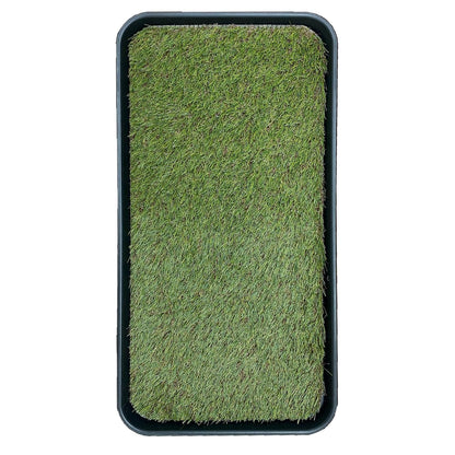 Ottomanson 15" x 30" Multi-Purpose Boot Tray – Waterproof Shoe & Pet Feeding Spill Tray, Litter Box & Pee Pad Holder, Painting & Planting Mat, 1.2" Raised Edge Floor Protection