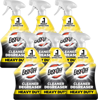 Easy-Off Heavy Duty Degreaser, Removes Grease & Grime, for Kitchen, Garage, Outdoor & More 32oz