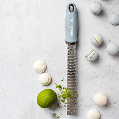 Premium Classic Series Zester - Lipstick Pink | Lemon Zester tool, Hard Cheese & Vegetable Grater | For Citrus, Parmesan Cheese, Garlic, Ginger, Nutmeg | Fine Stainless Steel Blade, Made in USA