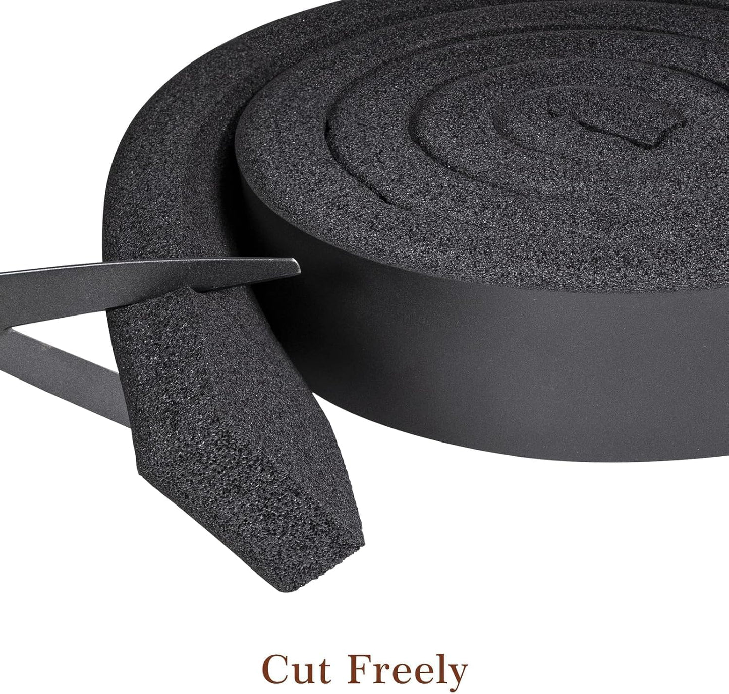 Yotache Open Cell Foam Air Conditioner Insulation Seal Strip 2"x1", 6.5 Ft | Non-Adhesive, Air Conditioning Weather Strip