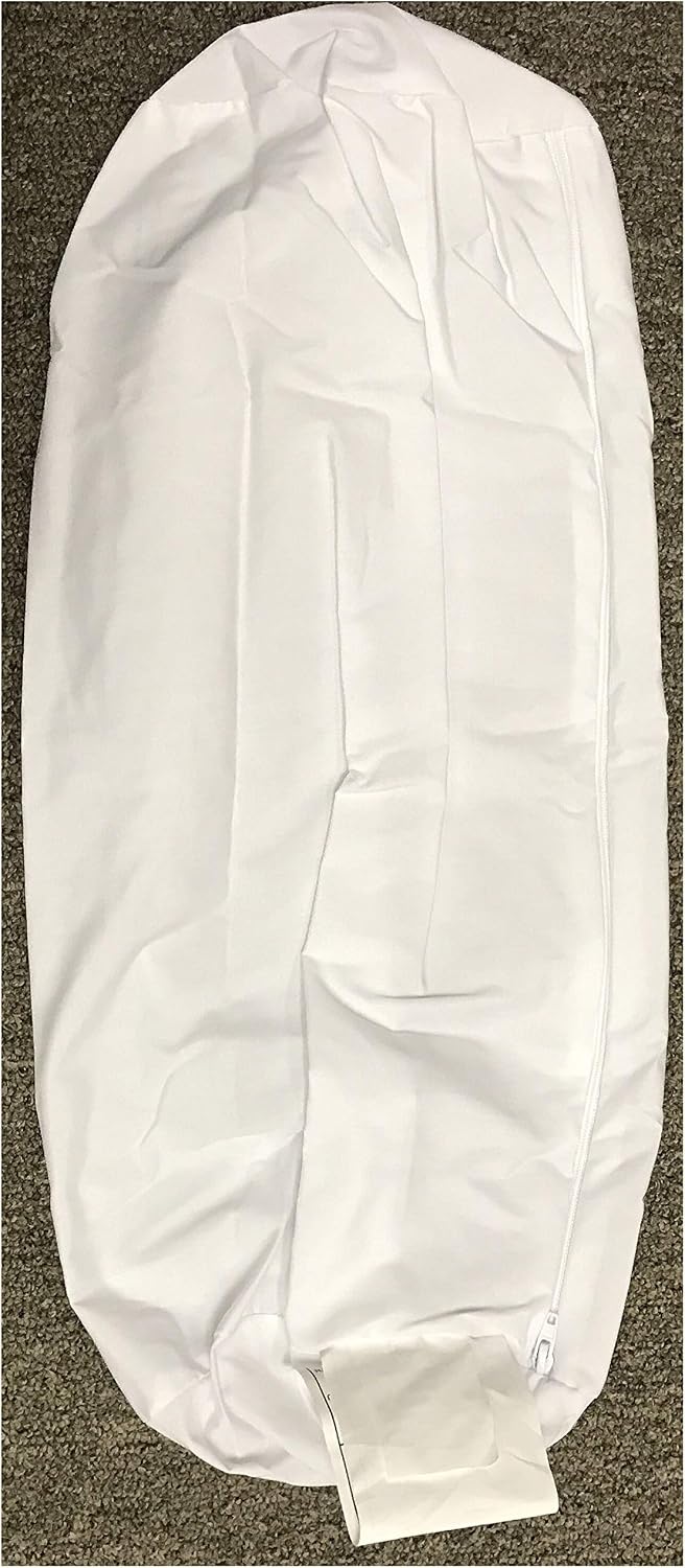 Jackson Roll Zip on Pillowcase (Pillow case only, Does not Include The Pillow) (Dark Blue Polyester)