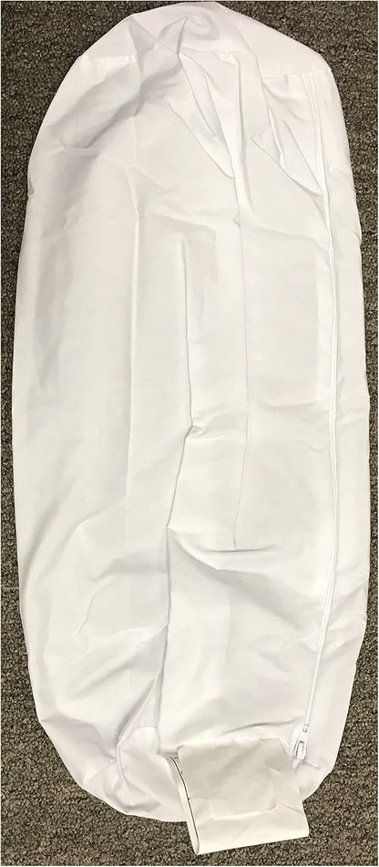 Jackson Roll Zip on Pillowcase (Pillow case only, Does not Include The Pillow) (Dark Blue Polyester)
