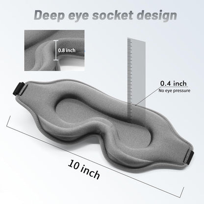 3D Weighted Eye Mask for Lash Extensions, Eye Covers for Sleep