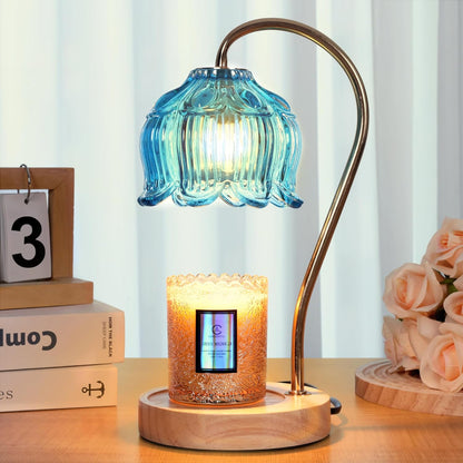 Flower Candle Warmer Lamp with Timer & Dimmer