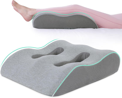 Leg Elevation Pillows for After Surgery, Ergonomic Breathable Elevation Pillow for Post-Surgery, Post-Injury, Memory Foam Elevation Promotes Circulation & Reduces Swelling and Pain