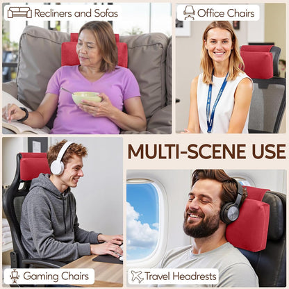 Neck Pillow for Recliner Chair, Adjustable Recliner Pillow for Headrest