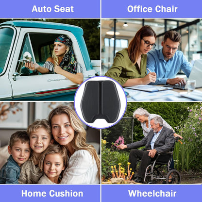 Soft Thin Gel Seat Cushion with 1 Inch Gel - Sciatica Relief