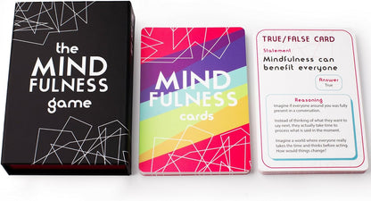 Mindfulness Cards - Conversation Cards for Kids and Therapy Games for Teens, Kids and Adults. Mindfulness Game for Better Communication and Social Skills - Great Teacher Gifts or Homeschool Essentials