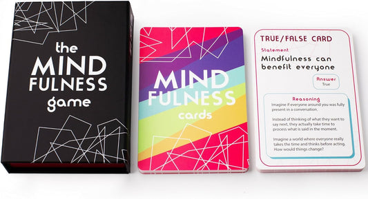 Mindfulness Cards - Conversation Cards for Kids and Therapy Games for Teens, Kids and Adults. Mindfulness Game for Better Communication and Social Skills - Great Teacher Gifts or Homeschool Essentials