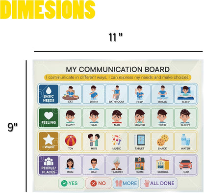 Morning Routine Chart for Kids – Step-by-Step Visual Schedule (9x12 Laminated) | Self-Care Educational Chart for Children, Special Needs & Autism – Morning Routine Support – English