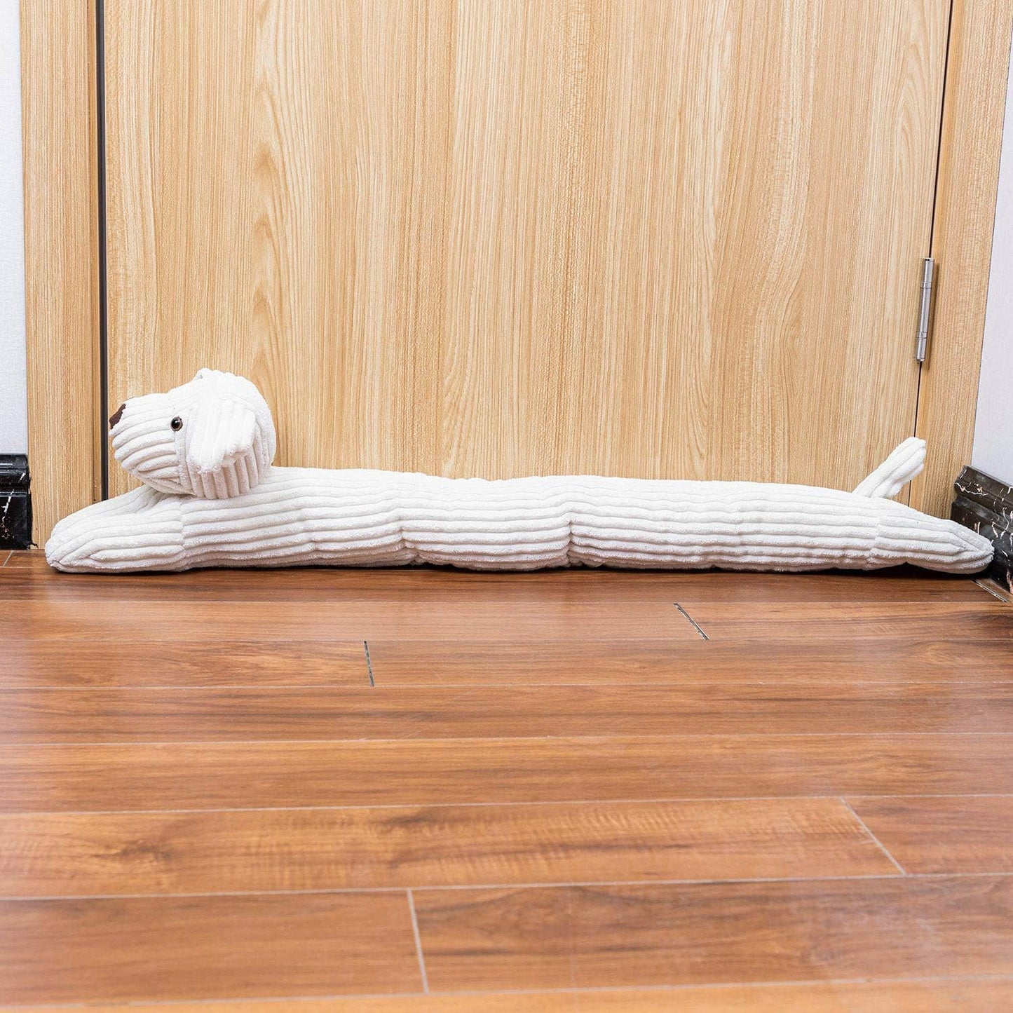 SWISSELITE 36 Inch Under Door Stopper, Decorative Door Noise Blocker | Weighted 3.2 Pounds Animal Air Draft Stopper Soundproof Energy Saver for Door & Window