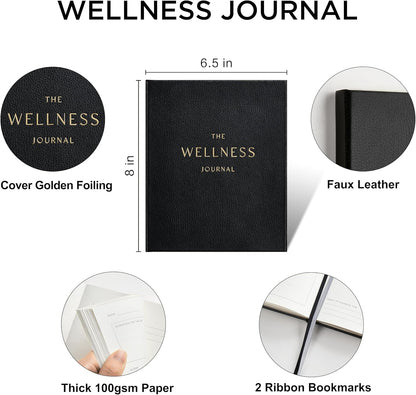 And Per Se Wellness Journal, Self Care & Daily Journal for Women, Mental Health Planner with Habit Tracker, Diet & Goals, Undated, Gift-Ready (Original Beige)
