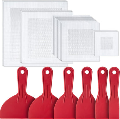 Bates- Drywall Repair Kit, 16 pcs, Aluminum Wall Repair Patch Kit | for Wall Hole Repair, Sanding and Patching