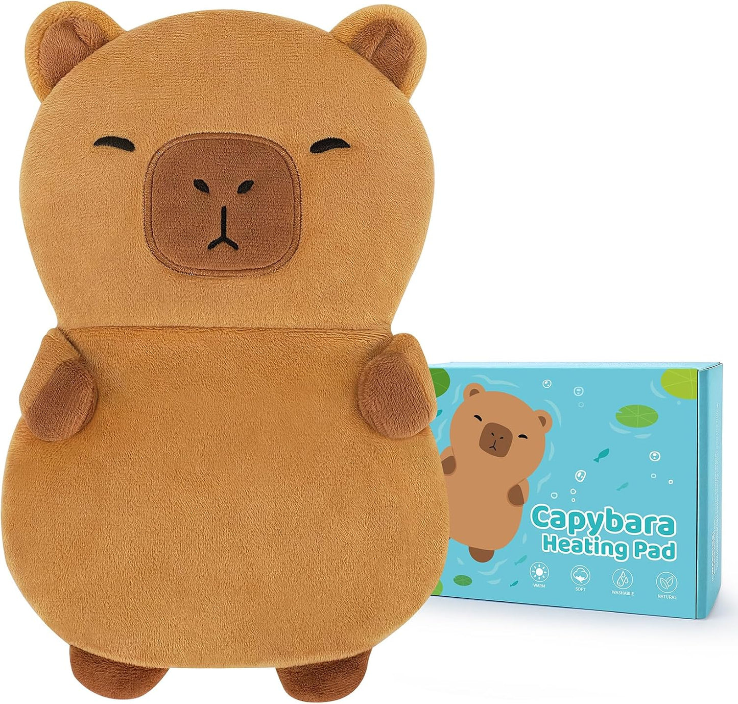 Microwave Heating Pad for Period Cramps,Otter Microwavable Heating Pad for Shoulder Neck Back Knee Pain Relief with Lavender Scented,Cute Otter Plush Toys Heat Pack for Women Kids Birthday