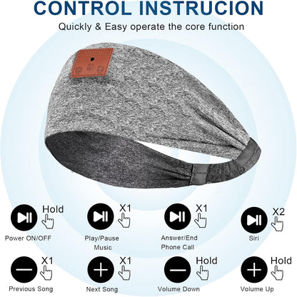 2-Pack Sleeping Headphones, Headband Headphones for Side Sleepers