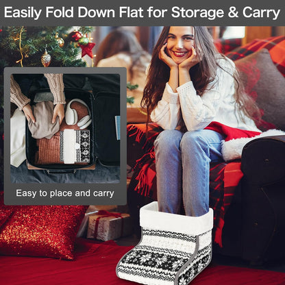 CYFIE Foot Warmer Under Desk - Electric Heating Pad for Women Men