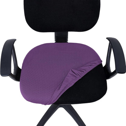 Smiry Office Computer Chair Armrest Covers, 2PCs Anti-dust Arm Rest Pad | Removable Washable Desk Chair Arm Pad Covers, Grey