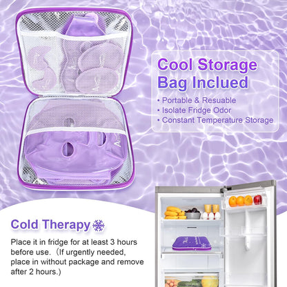 Atsuwell Cooling Ice Face Eye Mask Set