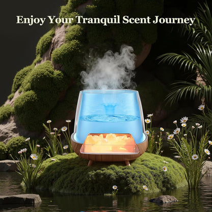 Essential Oil Diffuser for Home: 𝟒-𝐢𝐧-𝟏 Himalayan 𝐒𝐚𝐥𝐭 Lamp