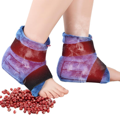 Comfytemp Microwavable Heated Slippers, Moist Heat Pads for Feet and Ankles