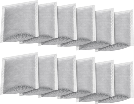 12 PCS Activated Charcoal Trash Can Odor Absorbing Filter Refill Deodorizer | Compatible with iTouchless 8 Gallon or Larger Trash Cans, Odor Deodorizer for Home & Kitchen