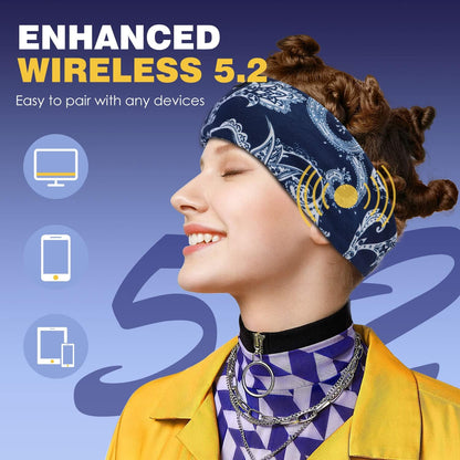 LC-dolida Sleep Headphones Bluetooth Headband