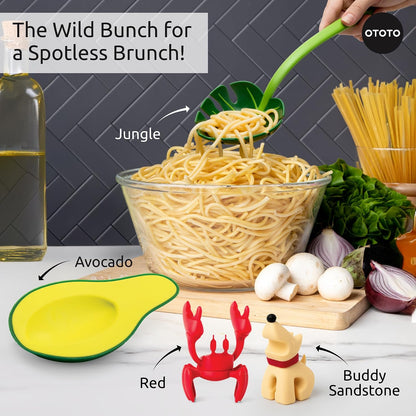 Funny Spoon Holder by OTOTO - Spoon Rest for Stove Top - Cooking Gadgets, Cooking Gifts, Cool Kitchen Gadgets, Cool Gifts, Cute Kitchen Accessories