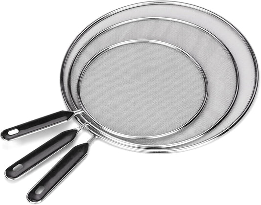 Splatter Screen for Frying Pan 13" 11.5" 9.8" Stainless Steel