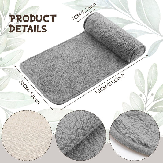 Weysat Head Neck Pillow for Recliner Chair Head Rest Roll, Gray