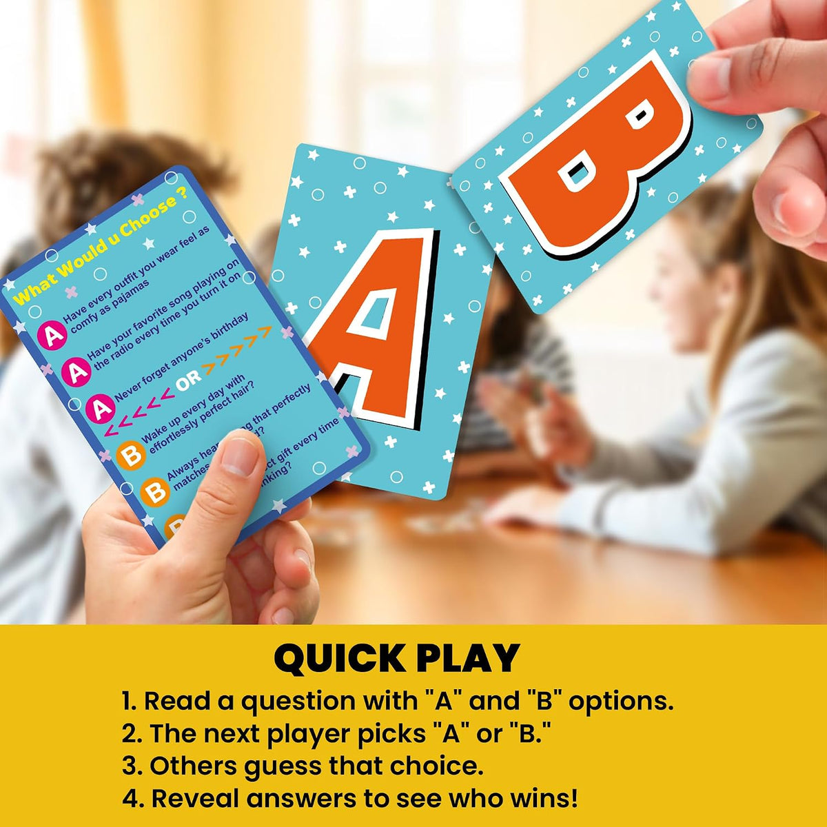 Travel Card Game for Teens, Kids, Adults - Party Games for Family Nights
